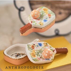 Anthropologie Maeve Pickleball Tiny Treasures Trinket Box